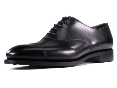 SUZUKI Goodyear welted Cap Toe BLK 1577001SZ グッドイヤー ストレートチップ ブラック