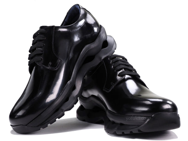 カラハン マレソールシューズ プレーントゥ ブラック CallagHan 17807