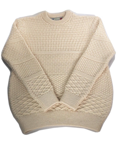 COMMANDO ECOSSE 41159 ARAN アラン柄 クルーネック セーター