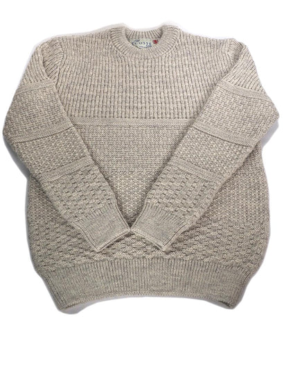 COMMANDO ECOSSE 41159 ARAN アラン柄 クルーネック セーター