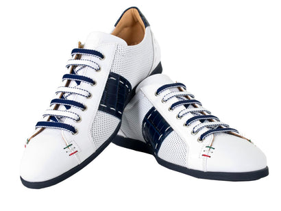 GIANFRANCO LATTANZI 5552 VITELLO BIANCO COCCO BLU