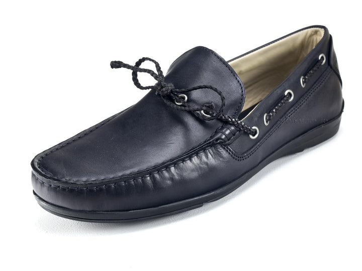 STEFANO GAMBA 6613 VEGA BLU ステファノガンバ モカシン ブル ー(ダークネイビー)