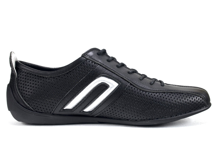 Negroni Corsa Punching Leather Black negroni CORSA PUNCHING LEATHER 15962 BLP/SV