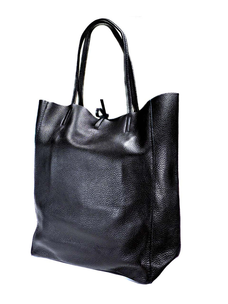 frou frou BAGS BS0001 Shopper Big Frou Leather Tote Bag