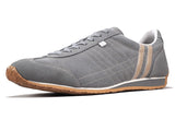 Patrick Iris Velour Sneakers in Gray/Beige, PATRICK IRIS-VR GY/BG 582554