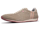 Patrick Iris Velour Sneakers in Beige/Pink, PATRICK IRIS-VR BG/PK, 582553