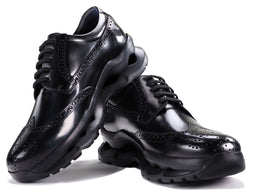 カラハン マレソールシューズ ウイングチップ ブラック CallagHan 17808  FLORENTIC NEGRO