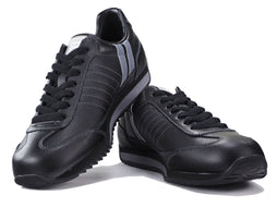 パトリック スニーカー マラソン・レザー ブラック/グレー PATRICK MARATHON-L BKGY 982551