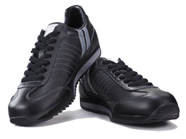 パトリック スニーカー マラソン・レザー ブラック/グレー PATRICK MARATHON-L BKGY 982551