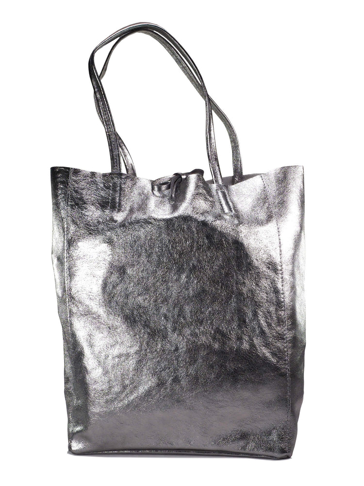 frou frou BAGS BS0001 Shopper Big Frou Leather Tote Bag