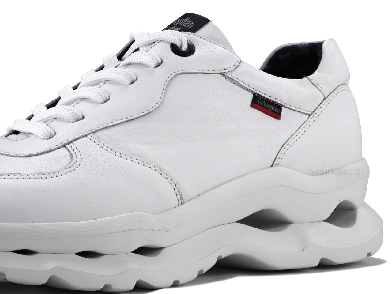 カラハン マレソールスニーカー ホワイト CallagHan 17813-5 SPRINGER GLACIAL