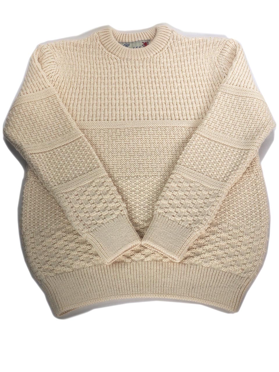 COMMANDO ECOSSE 41159 ARAN アラン柄 クルーネック セーター