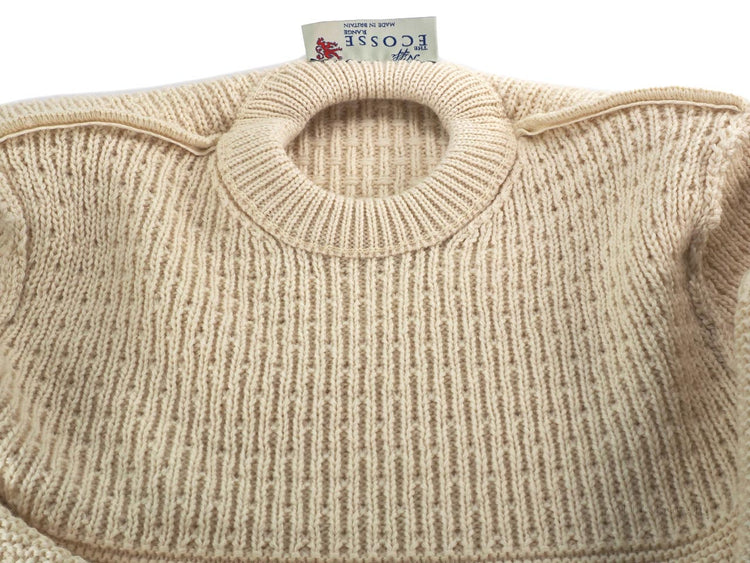 COMMANDO ECOSSE 41159 ARAN アラン柄 クルーネック セーター