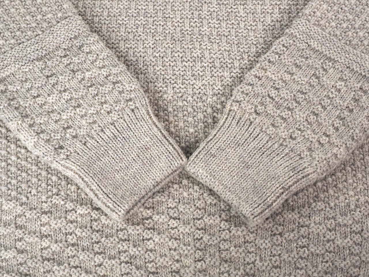 COMMANDO ECOSSE 41159 ARAN アラン柄 クルーネック セーター