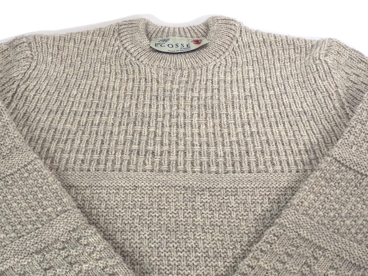 COMMANDO ECOSSE 41159 ARAN アラン柄 クルーネック セーター