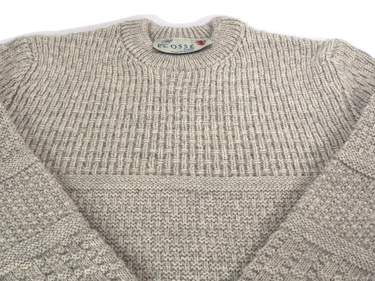 COMMANDO ECOSSE 41159 ARAN アラン柄 クルーネック セーター