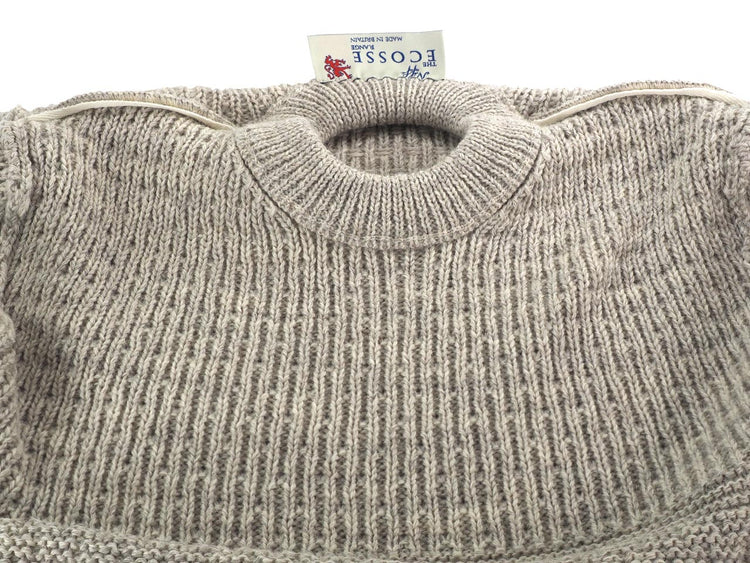 COMMANDO ECOSSE 41159 ARAN アラン柄 クルーネック セーター