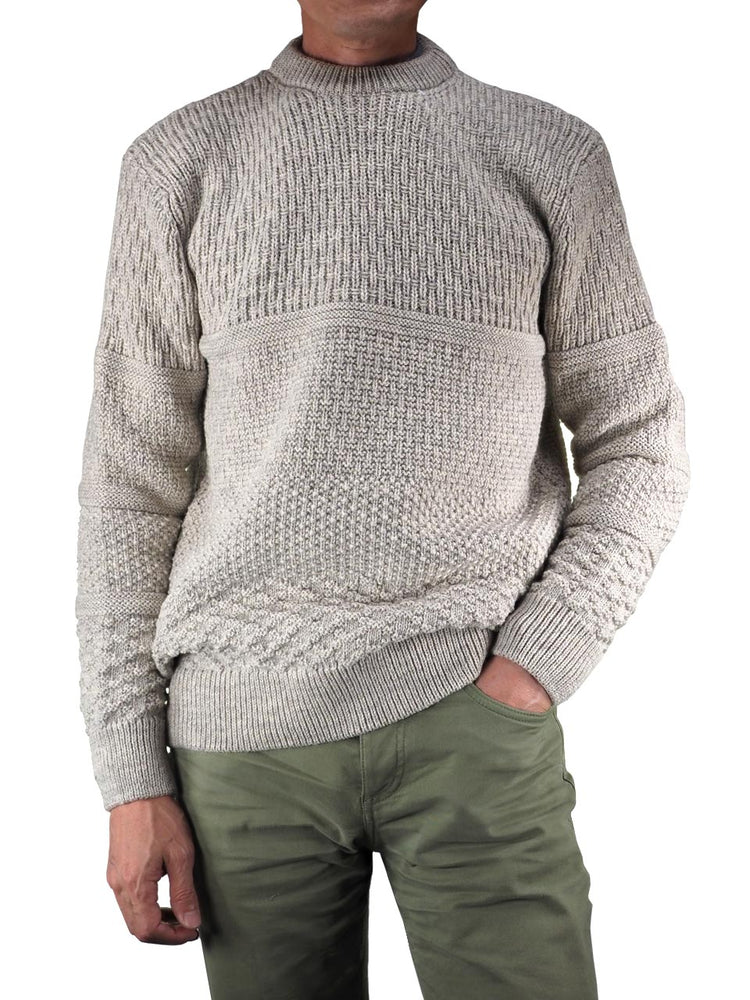 COMMANDO ECOSSE 41159 ARAN アラン柄 クルーネック セーター