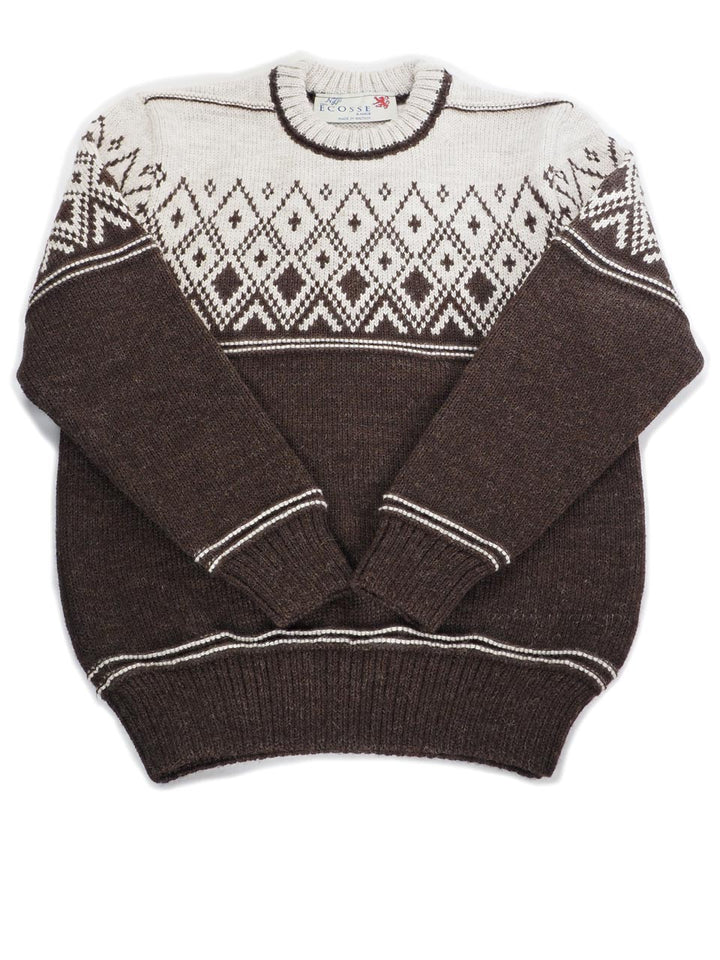 COMMANDO ECOSSE 41168 Nordic ノルディック柄 クルーネック セーター