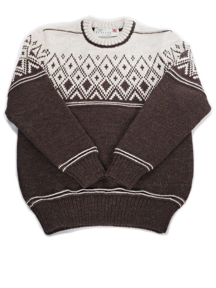 COMMANDO ECOSSE 41168 Nordic ノルディック柄 クルーネック セーター