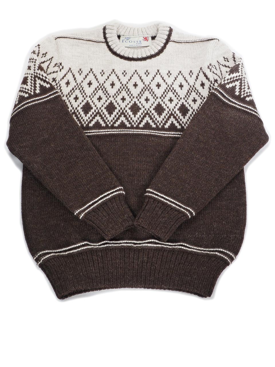 COMMANDO ECOSSE 41168 Nordic ノルディック柄 クルーネック セーター