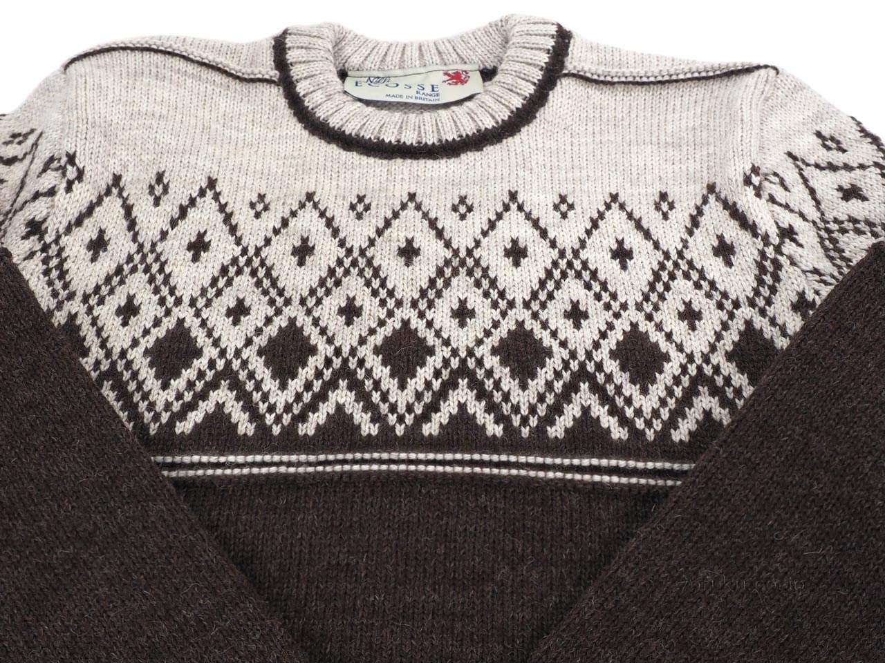 COMMANDO ECOSSE 41168 Nordic ノルディック柄 クルーネック セーター