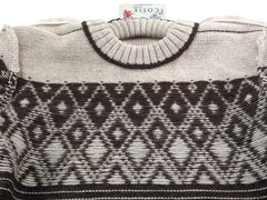 COMMANDO ECOSSE 41168 Nordic ノルディック柄 クルーネック セーター