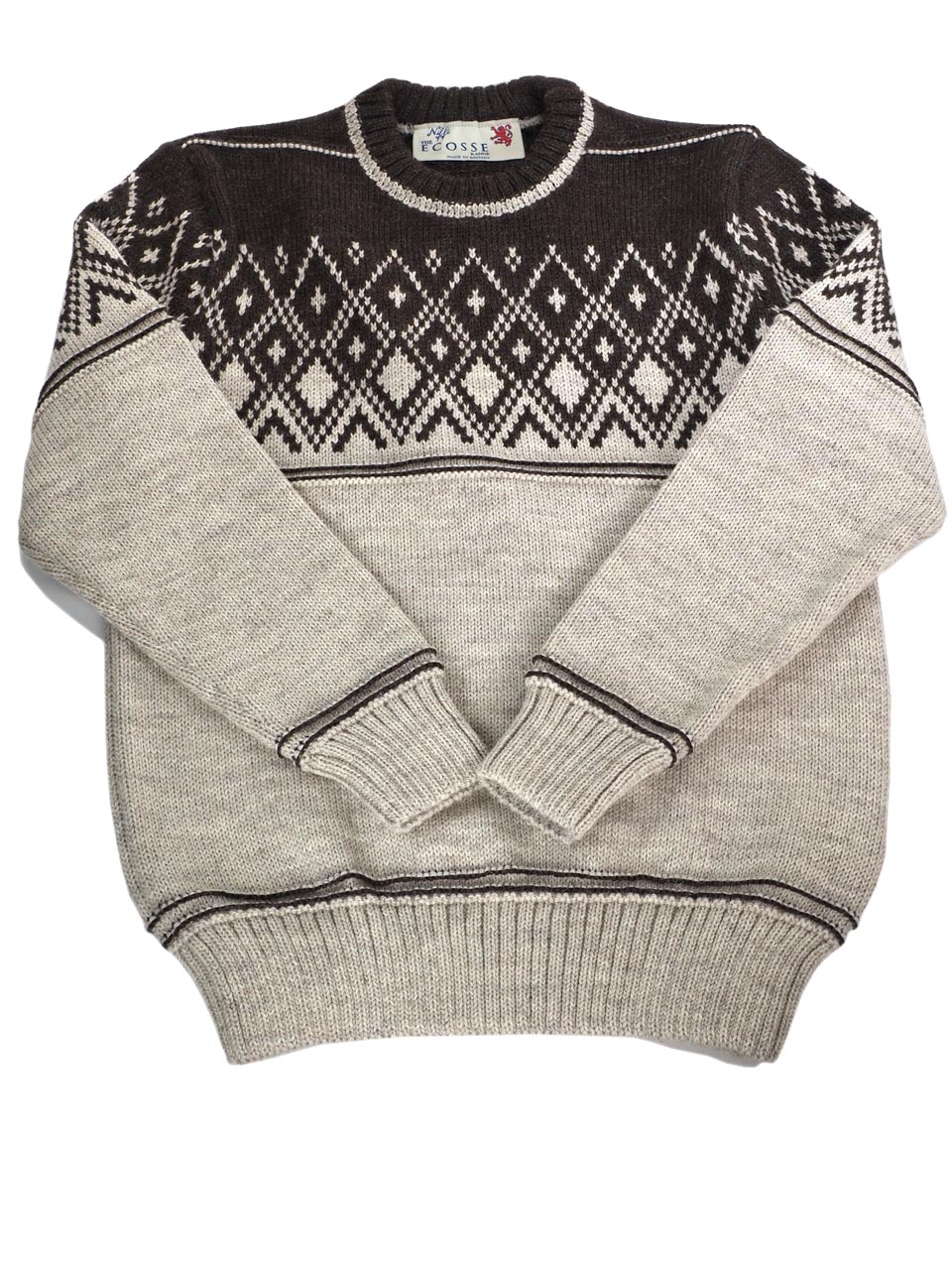 COMMANDO ECOSSE 41168 Nordic ノルディック柄 クルーネック セーター