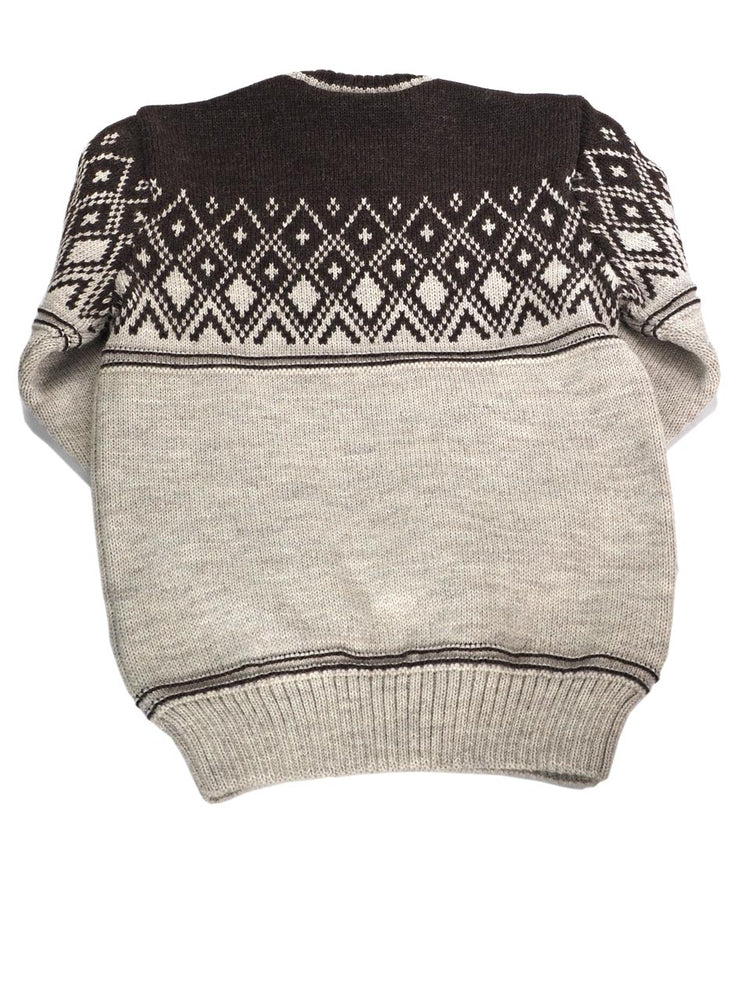 COMMANDO ECOSSE 41168 Nordic ノルディック柄 クルーネック セーター