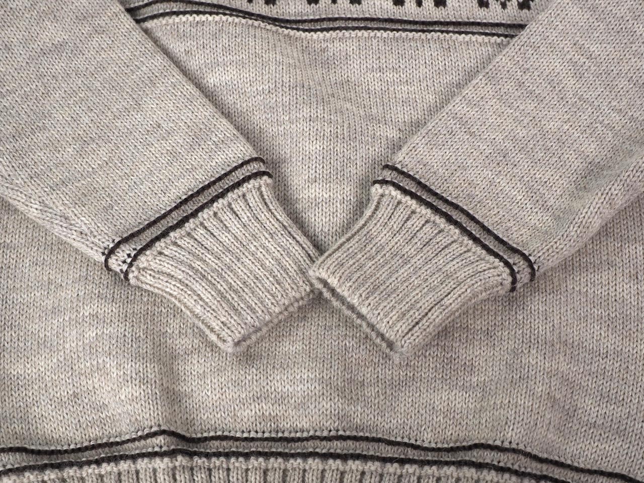 COMMANDO ECOSSE 41168 Nordic ノルディック柄 クルーネック セーター