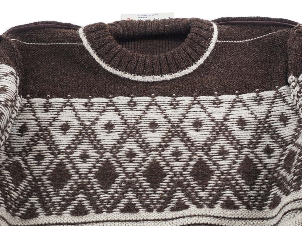 COMMANDO ECOSSE 41168 Nordic ノルディック柄 クルーネック セーター