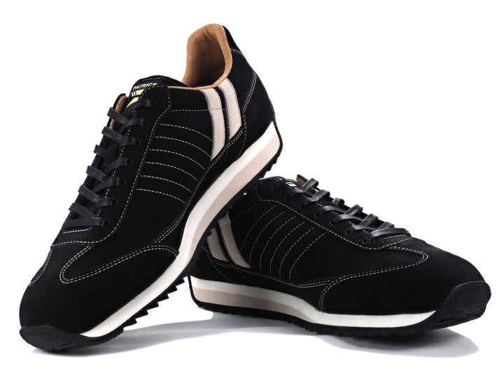 パトリック スニーカー マラソン・ヌバック ブラック PATRICK MARATHON-NU NERO 505821