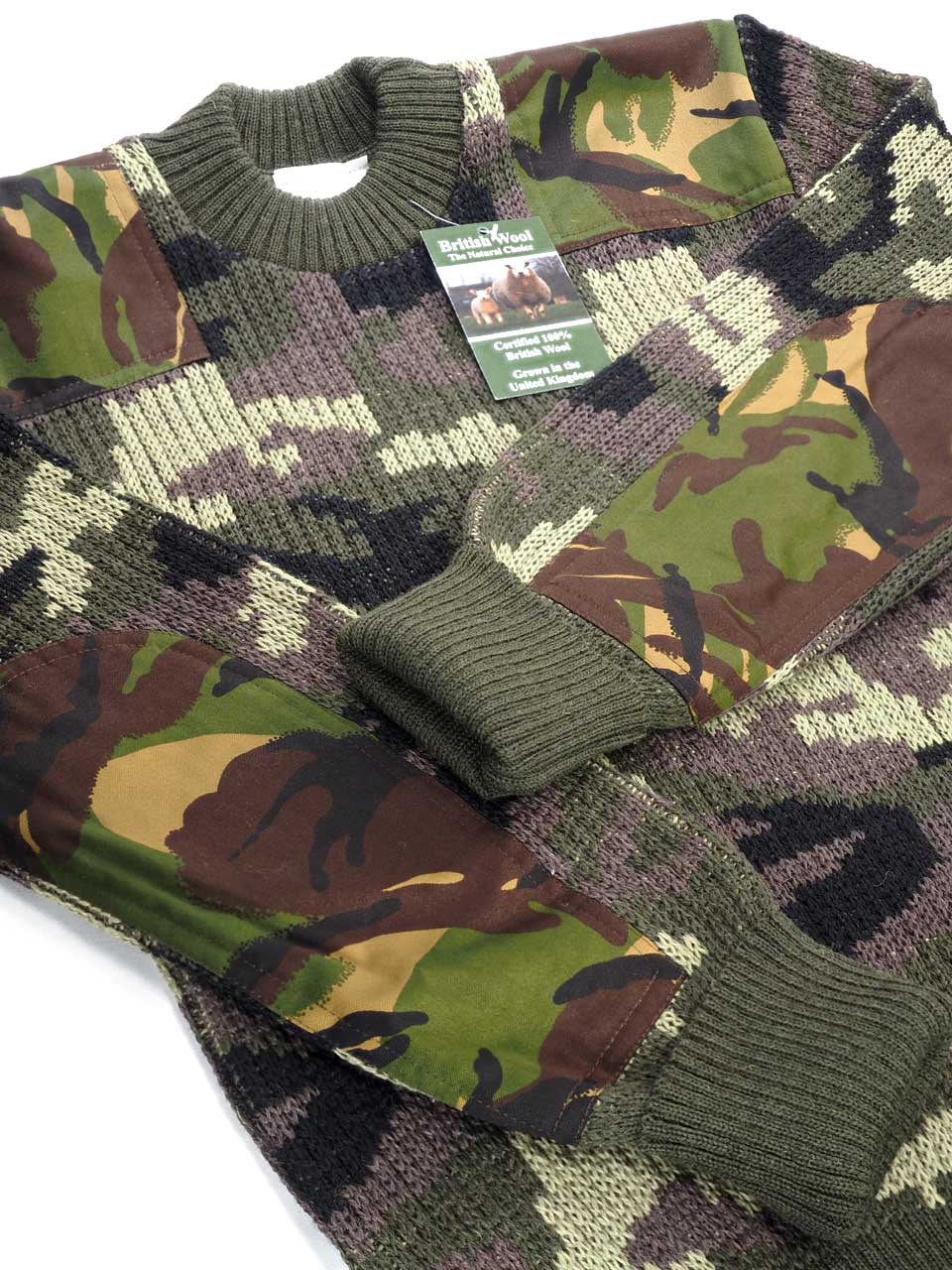 COMMANDO WOOLLY PULLY 33104 WOODLAND CAMOUFLAGE ウッドランドパターン カモフラージュセーター