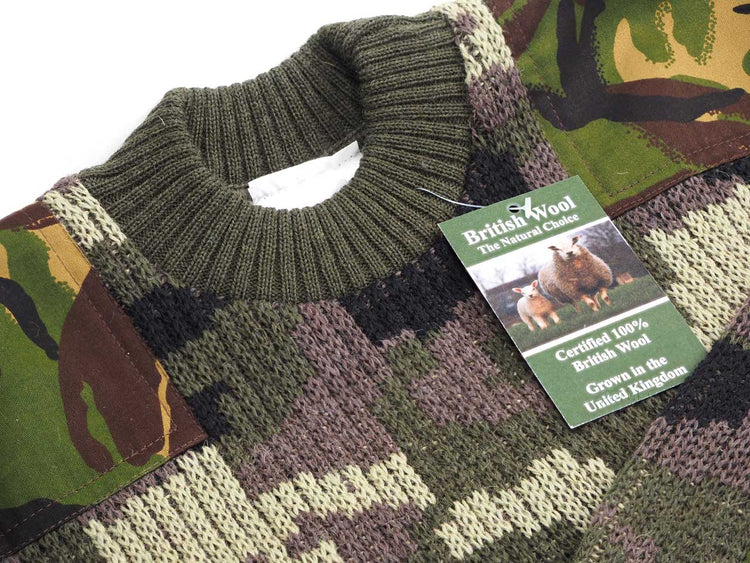 COMMANDO WOOLLY PULLY 33104 WOODLAND CAMOUFLAGE ウッドランドパターン カモフラージュセーター