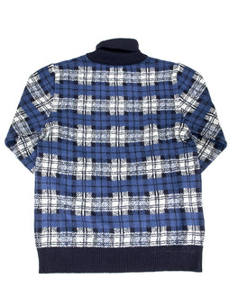 MUUA AND-18S06 10Gジャガード タートルネックニット