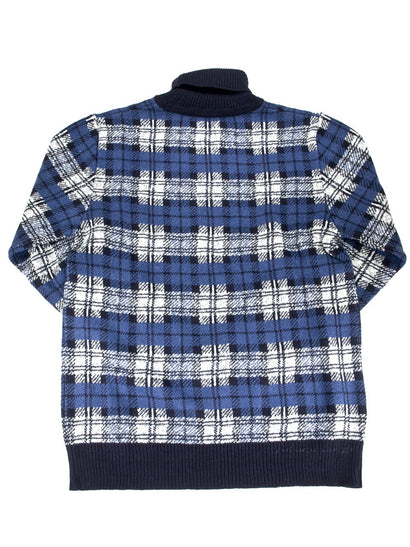 MUUA AND-18S06 10G Jacquard Turtleneck Knit