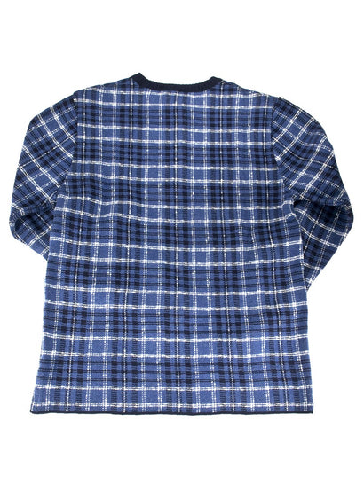 MUUA AND-18S07 10G Jacquard Henry Neck