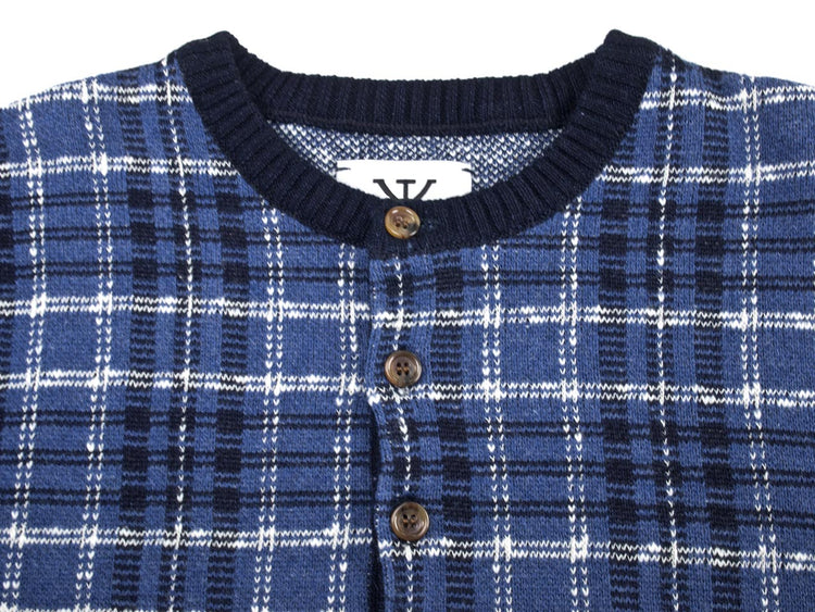 MUUA AND-18S07 10G Jacquard Henry Neck