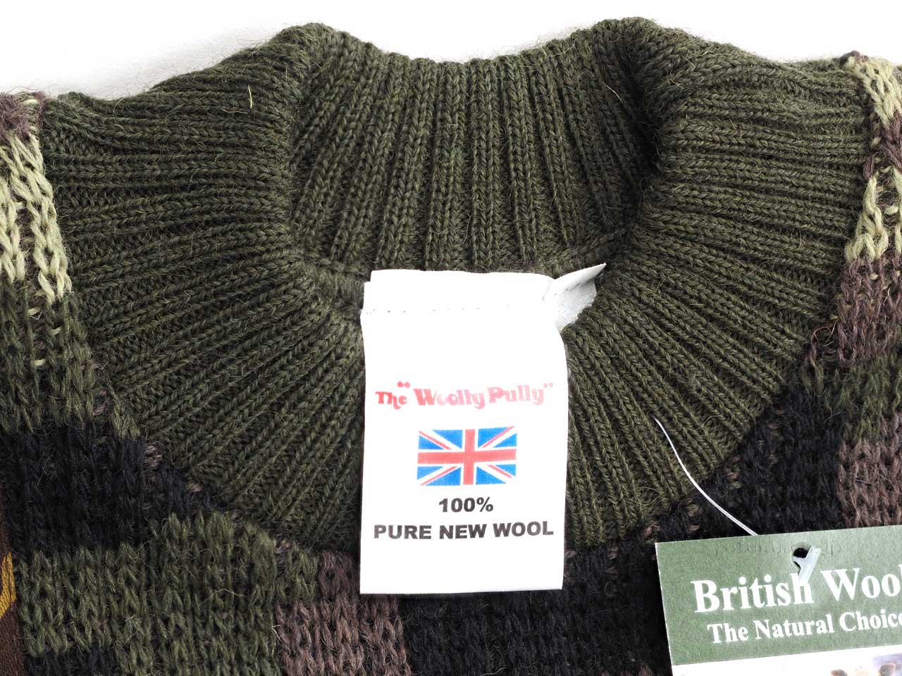 COMMANDO WOOLLY PULLY 33104 WOODLAND CAMOUFLAGE ウッドランドパターン カモフラージュセーター