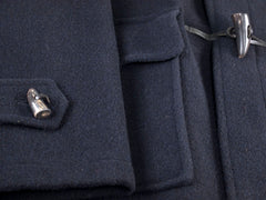 GLOVERALL 512 DUFFLE COAT ANNIVERSARY CHECK Gloverall 粗呢大衣週年格紋 NAVY 38(M)