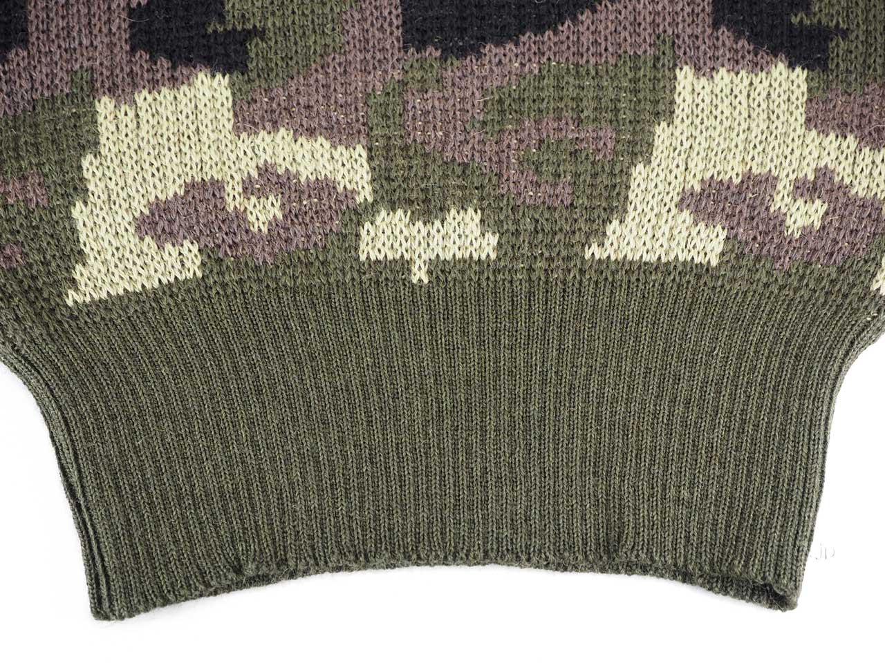 COMMANDO WOOLLY PULLY 33104 WOODLAND CAMOUFLAGE ウッドランドパターン カモフラージュセーター