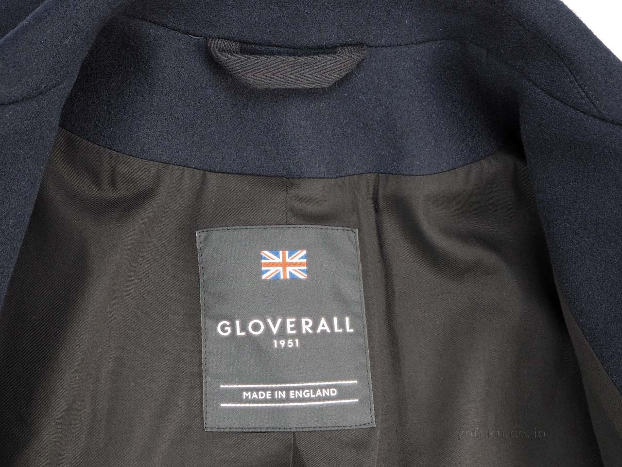 GLOVERALL MC7690/EM CHURCHILL Reefer Coat NAVY Glover oar P coat navy