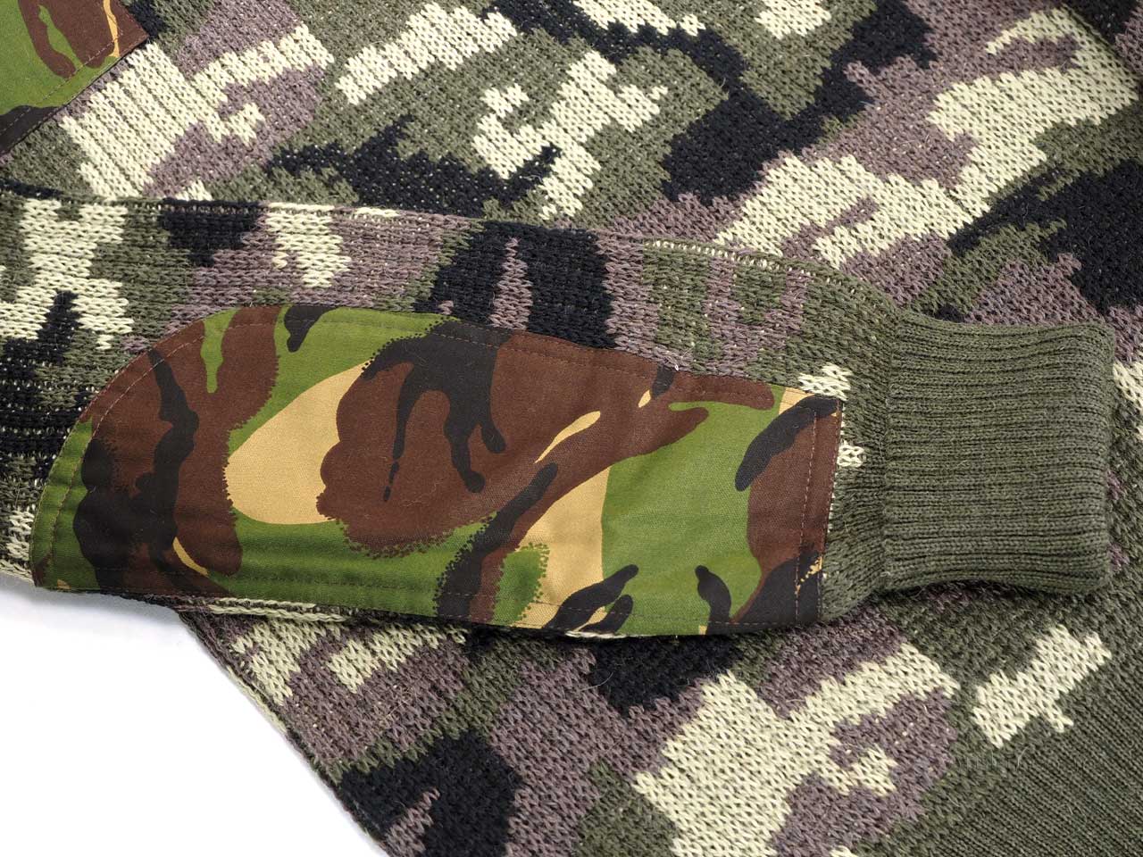 COMMANDO WOOLLY PULLY 33104 WOODLAND CAMOUFLAGE ウッドランドパターン カモフラージュセーター