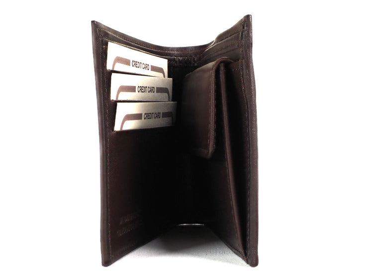 Boldrini Selleria 283 ボルドリーニセレリア 二つ折り財布　チョコ