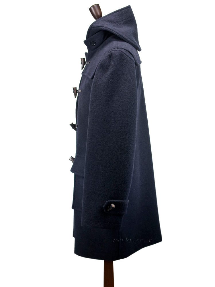 GLOVERALL 512 DUFFLE COAT ANNIVERSARY CHECK  グローバーオール ダッフルコート アニバーサリーチェック NAVY 38(M)