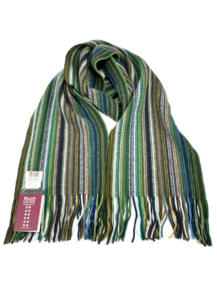 WILLIAM LOCKIE 02890 スコットランド製ラムウール ニットマフラー