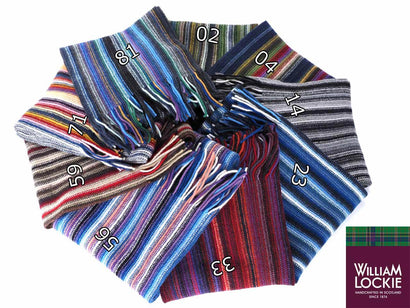 WILLIAM LOCKIE 02890 スコットランド製ラムウール ニットマフラー