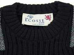 Niffi ECOSSE 14135 Ecosse Harris Tweed crew sweater