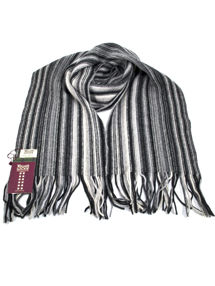 WILLIAM LOCKIE 02890 スコットランド製ラムウール ニットマフラー