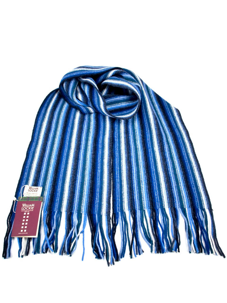 WILLIAM LOCKIE 02890 スコットランド製ラムウール ニットマフラー